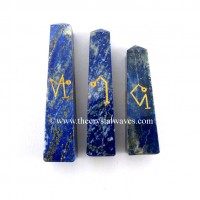 Lapis Lazuli Arch Angel Engraved Tower
